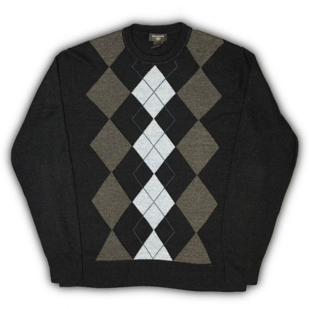 Dockers Thin Knit Argyle Sweater